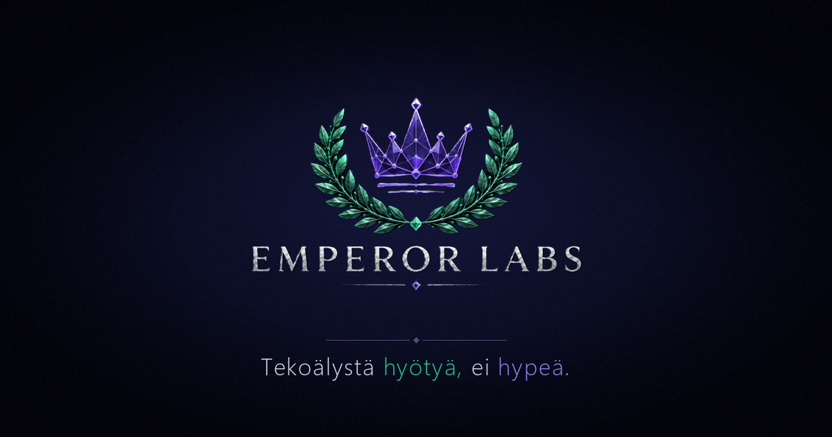 Emperor Labs | Tekoälyä yrityksille ilman turhaa hypeä